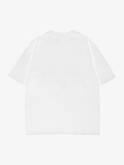 Butterfly Patch Embroidered Graphic T-Shirt 