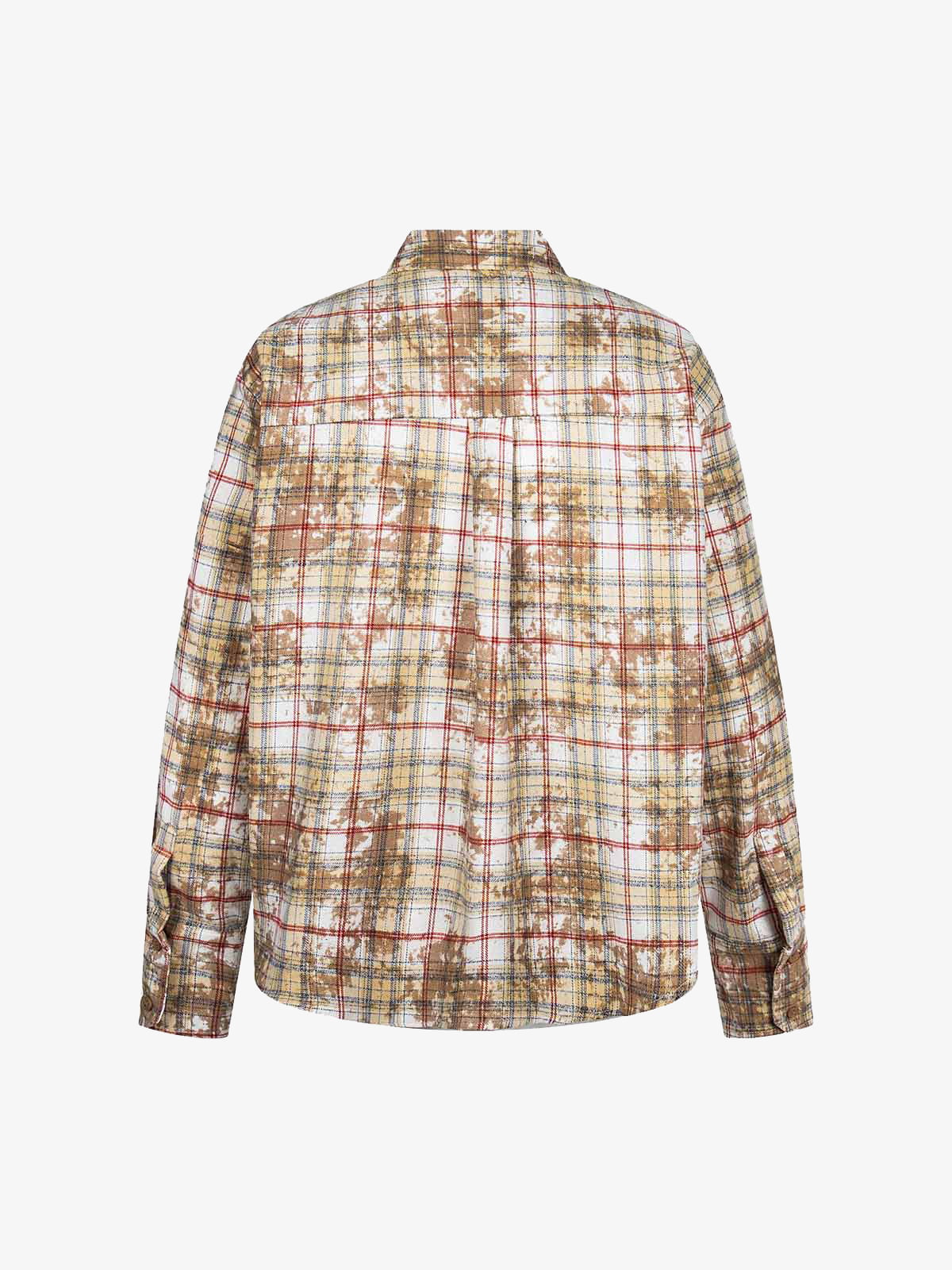 Retro Cleanfit Patch Embroidered Plaid Shirt 