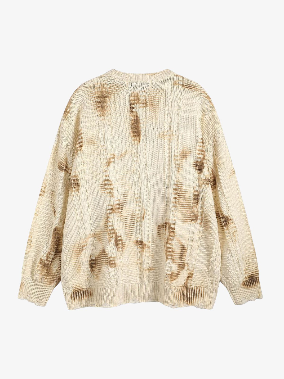 Thesupermade Tie-Dye Wasteland Style Sweater - 2187 