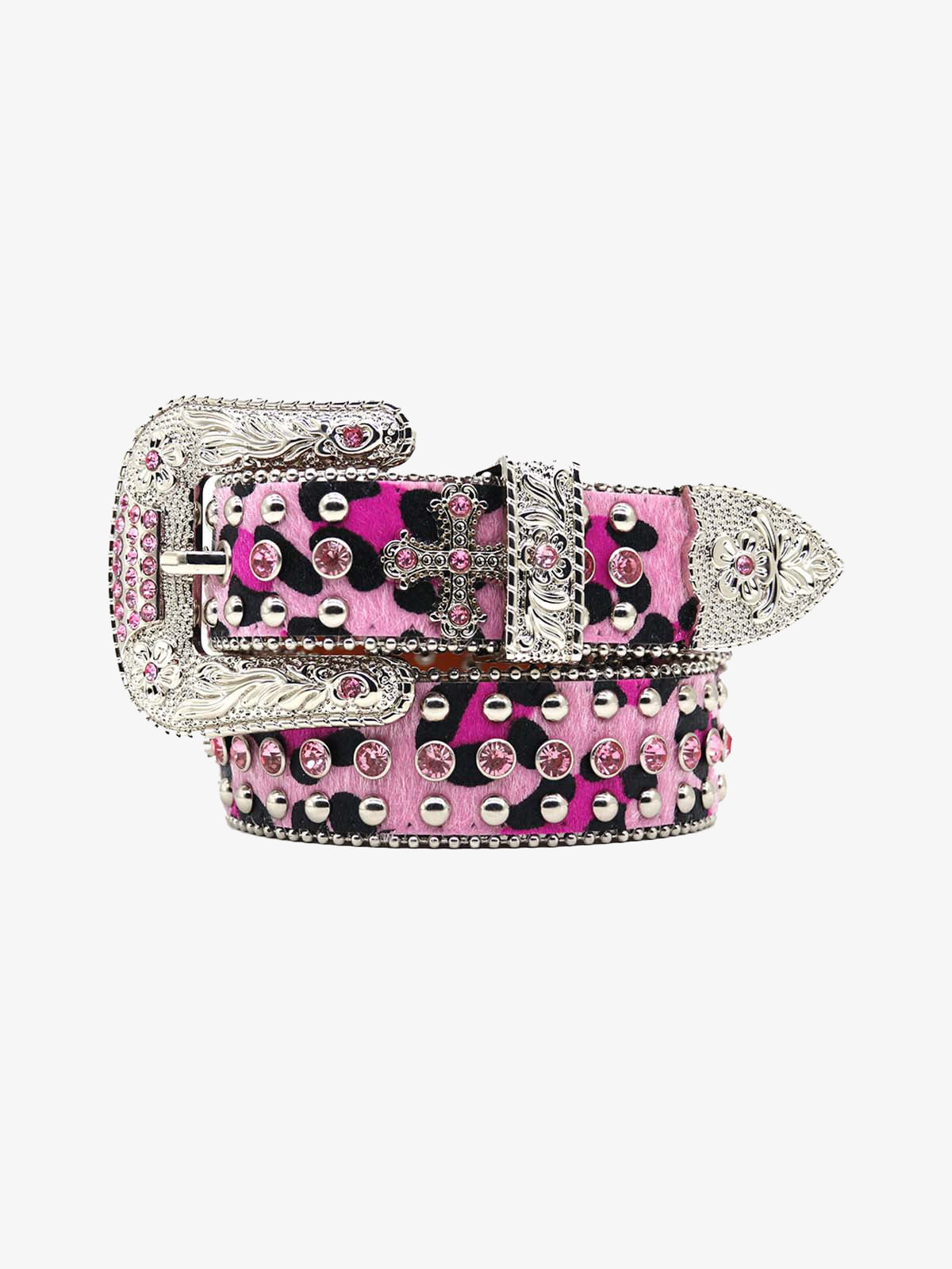 Punk Style Hotfix Rhinestone Belt 