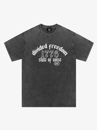 Original 1776 Lettering Print T-shirt 