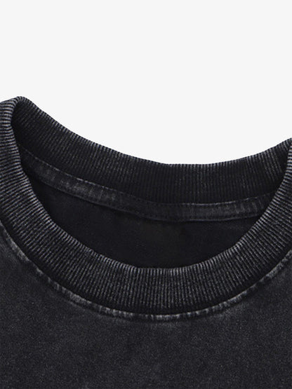 Thesupermade Vintage Washed And Aged T-shirt 