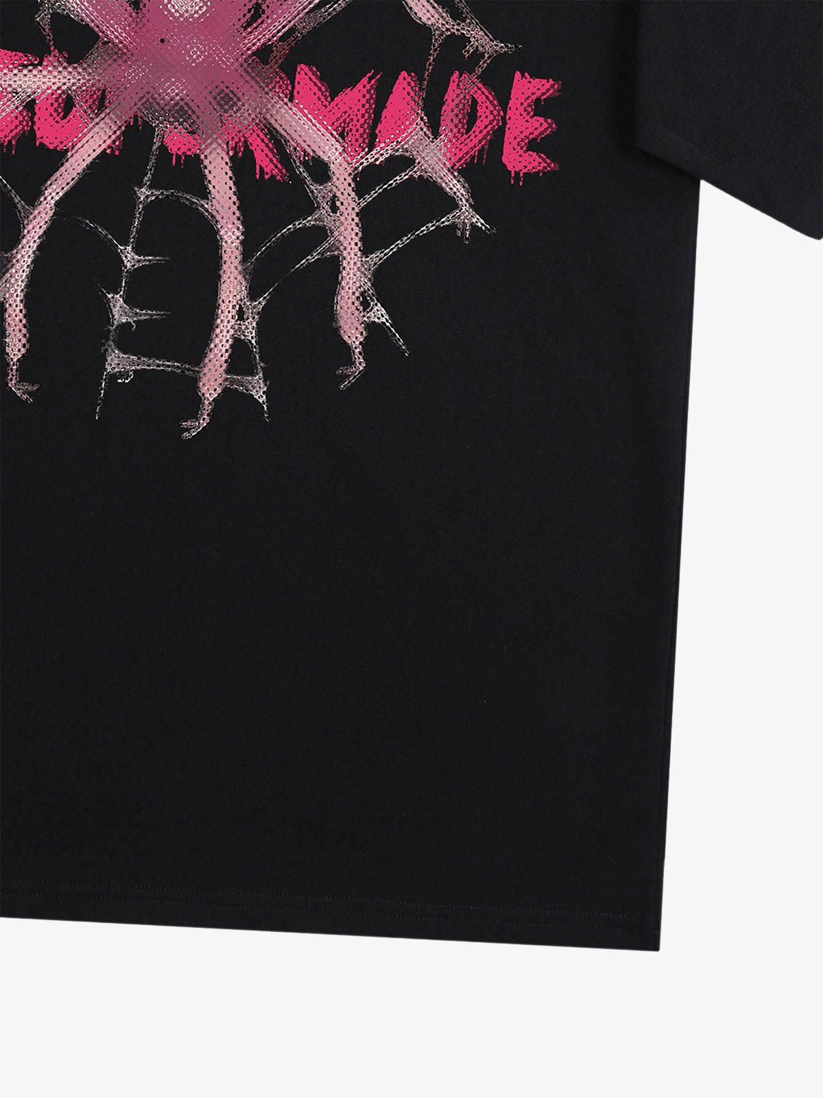 Thesupermade Pink Diamond Spider Hip Hop T-shirt 