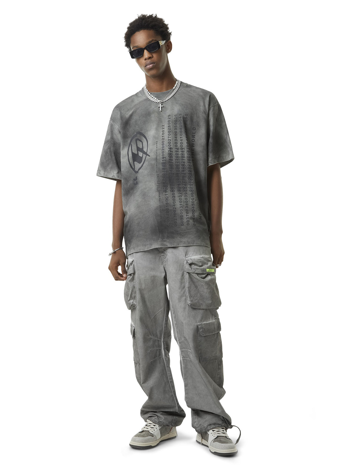Thesupermade Vintage Wasteland Style Multi Pocket Work Pants