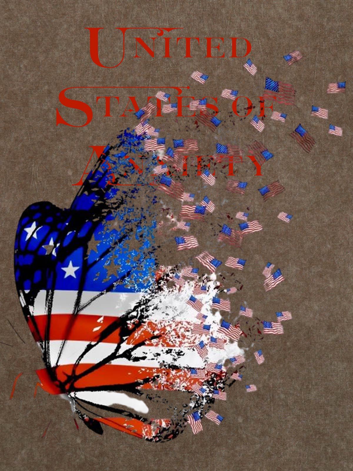 Orginal Street Broken Phantom Butterfly Independence Day T-shirt 