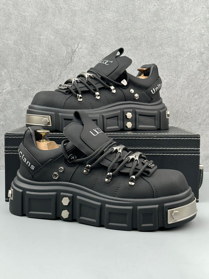 Punk Style Rivet Derby Shoes 