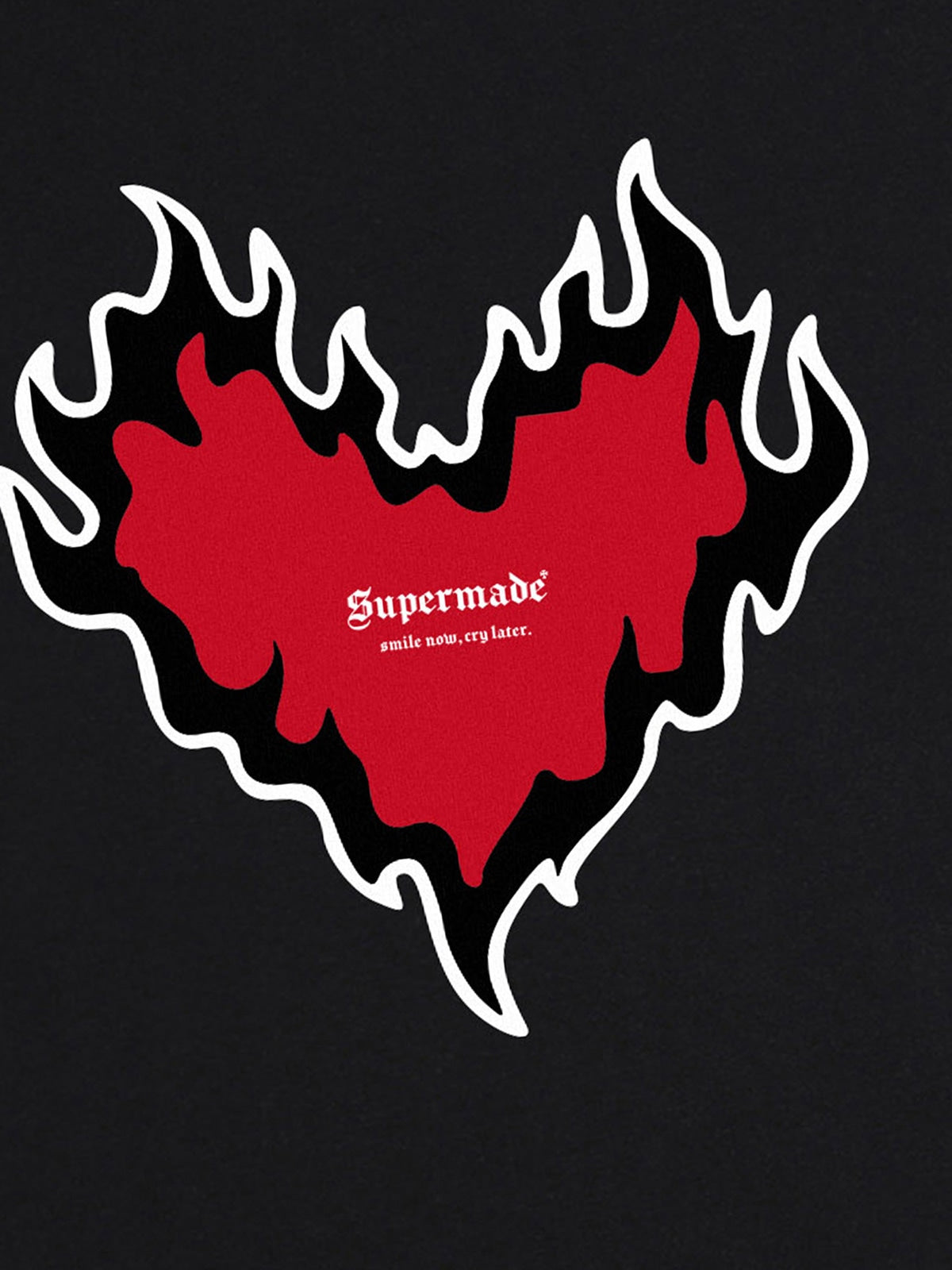 Thesupermade Heart Print T-shirt 