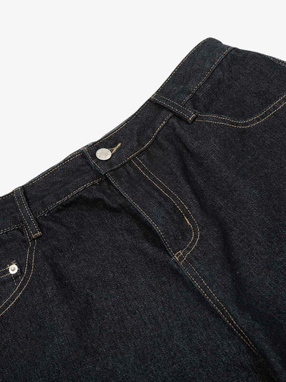 Deconstructed Cheetah Print Baggy Barrel Jeans - 2286 