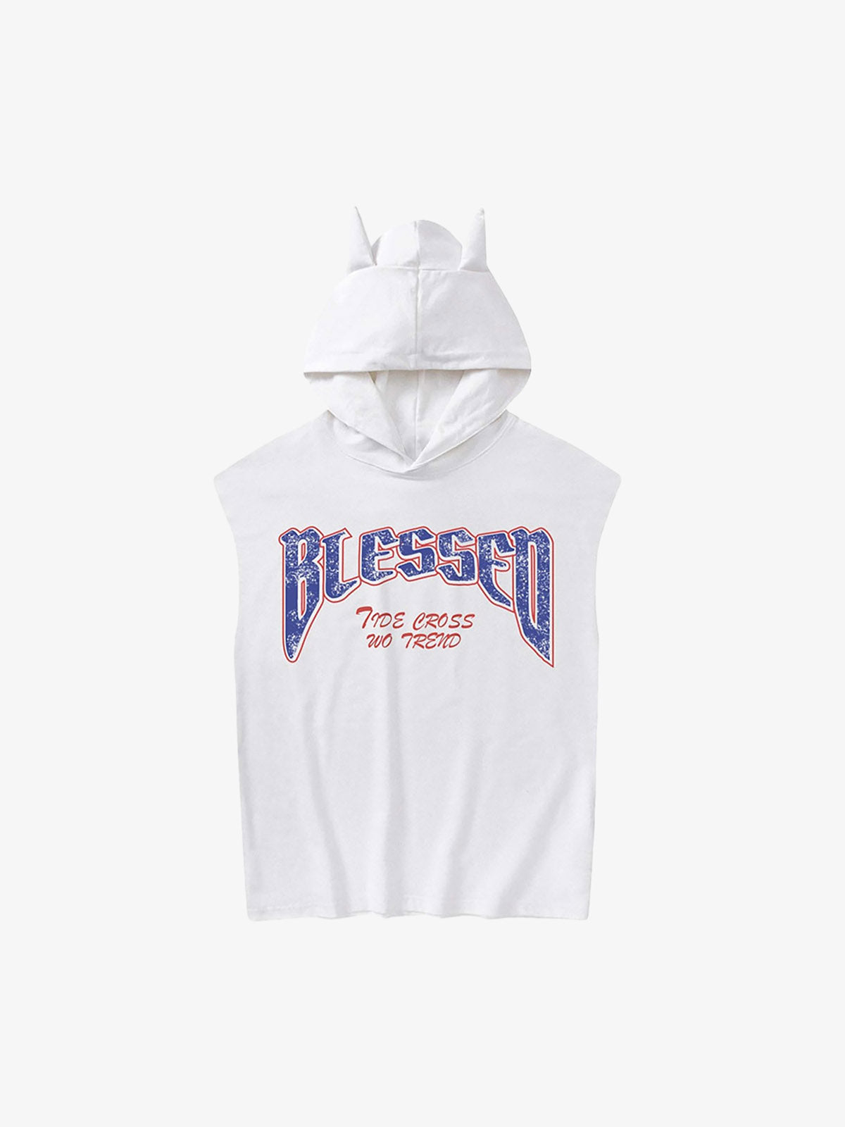 Thesupermade Washed Hooded Cotton Undershirt