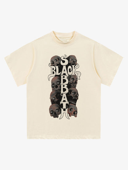 Street Skull Graphic T-Shirt 