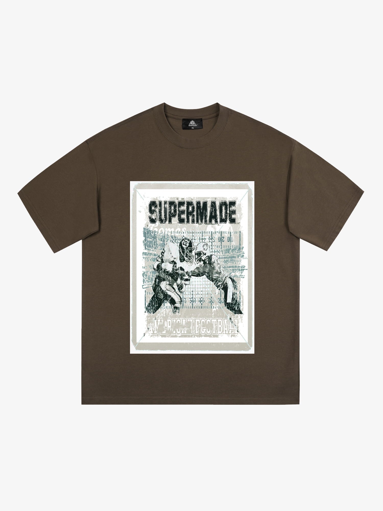 Super Bowl Football Print T-Shirt 
