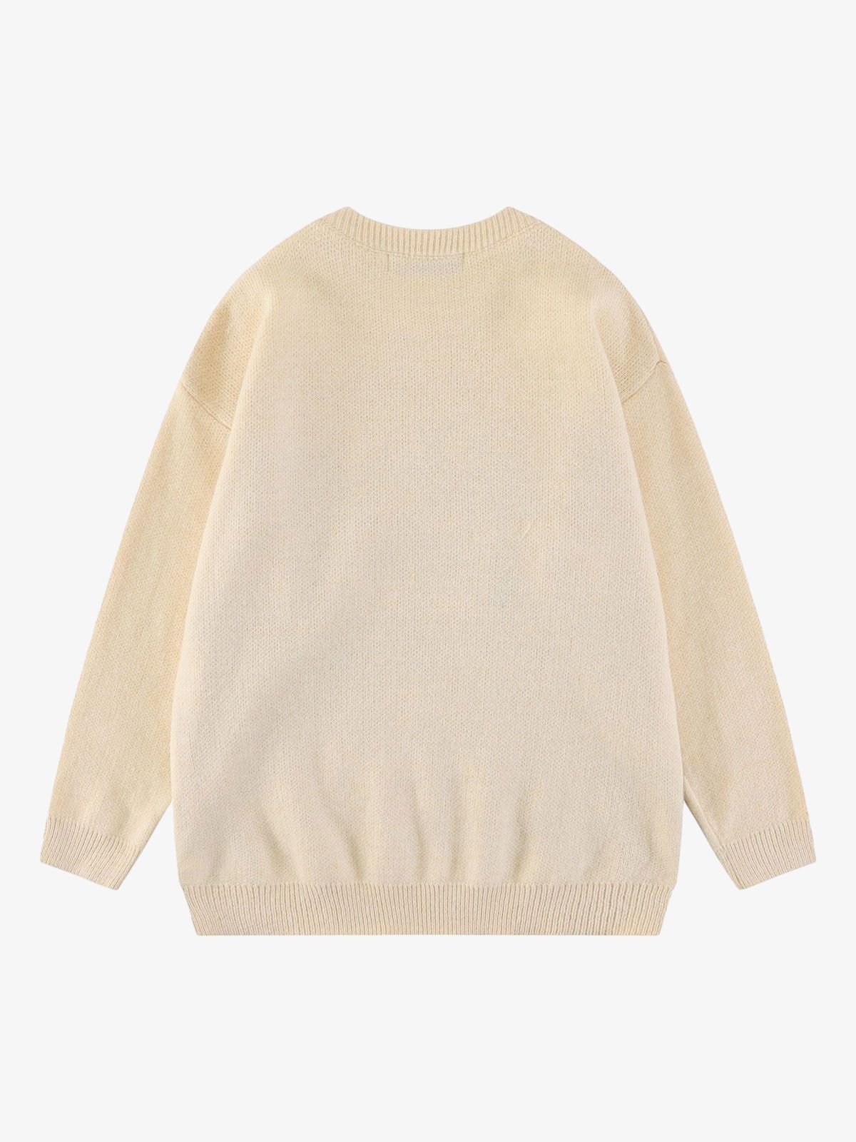 Thesupermade Retro Gradient Crewneck Sweater 