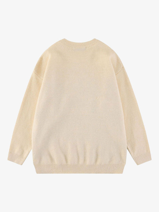 Thesupermade Retro Gradient Crewneck Sweater 