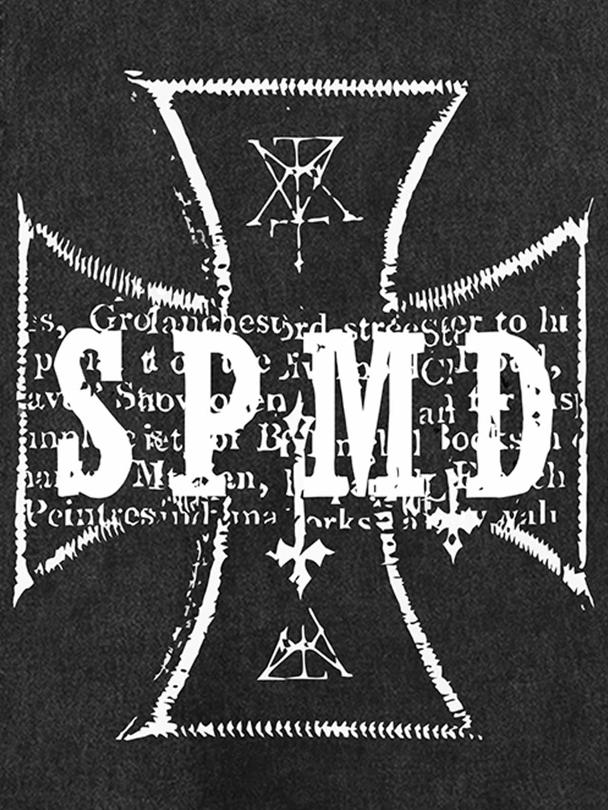 Original Distressed Cross Graphic Vest 