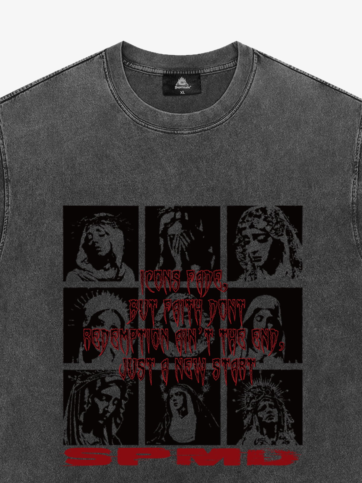 Original Saint Slogan Graphic T-Shirt 