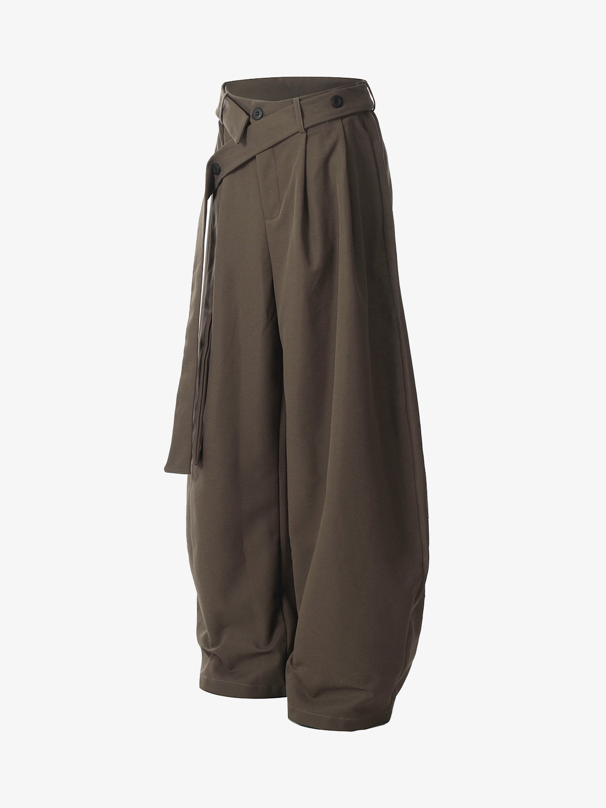 Pleated Belted Machete Track Pants 
