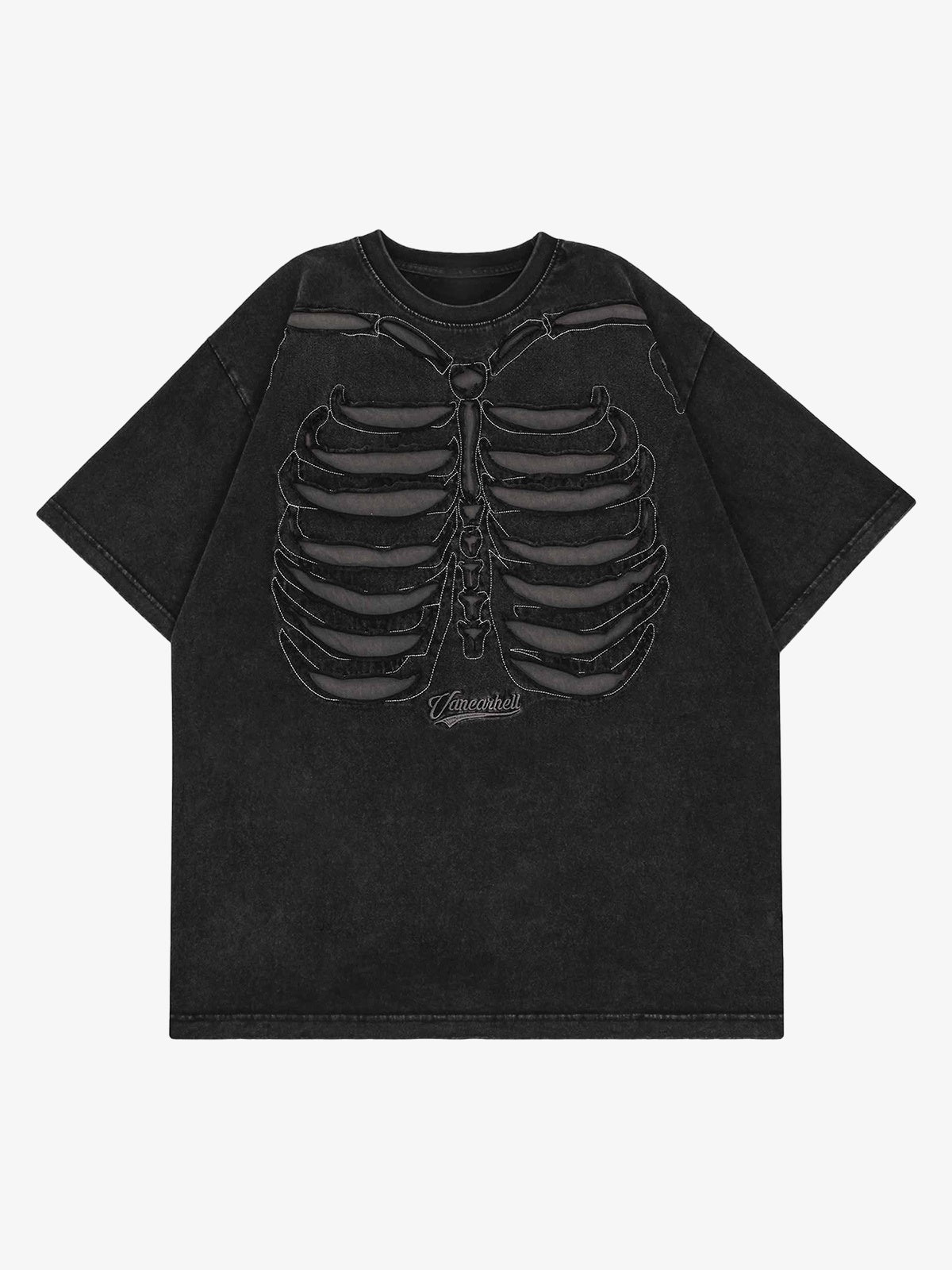 Dark Bones Washed Short-sleeved T-shirt - 1627 