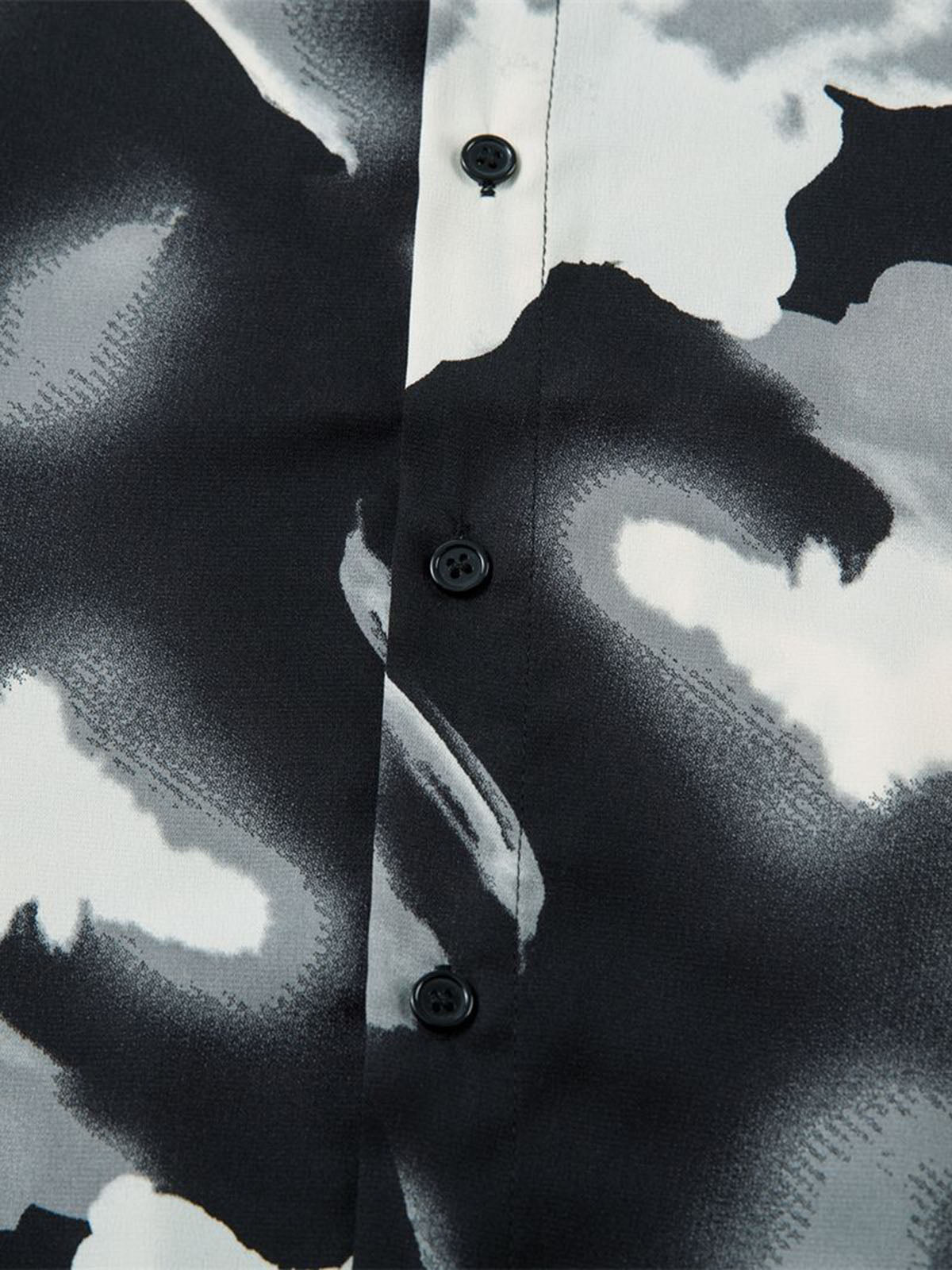 Abstract Tie-Dye Print Shirt 