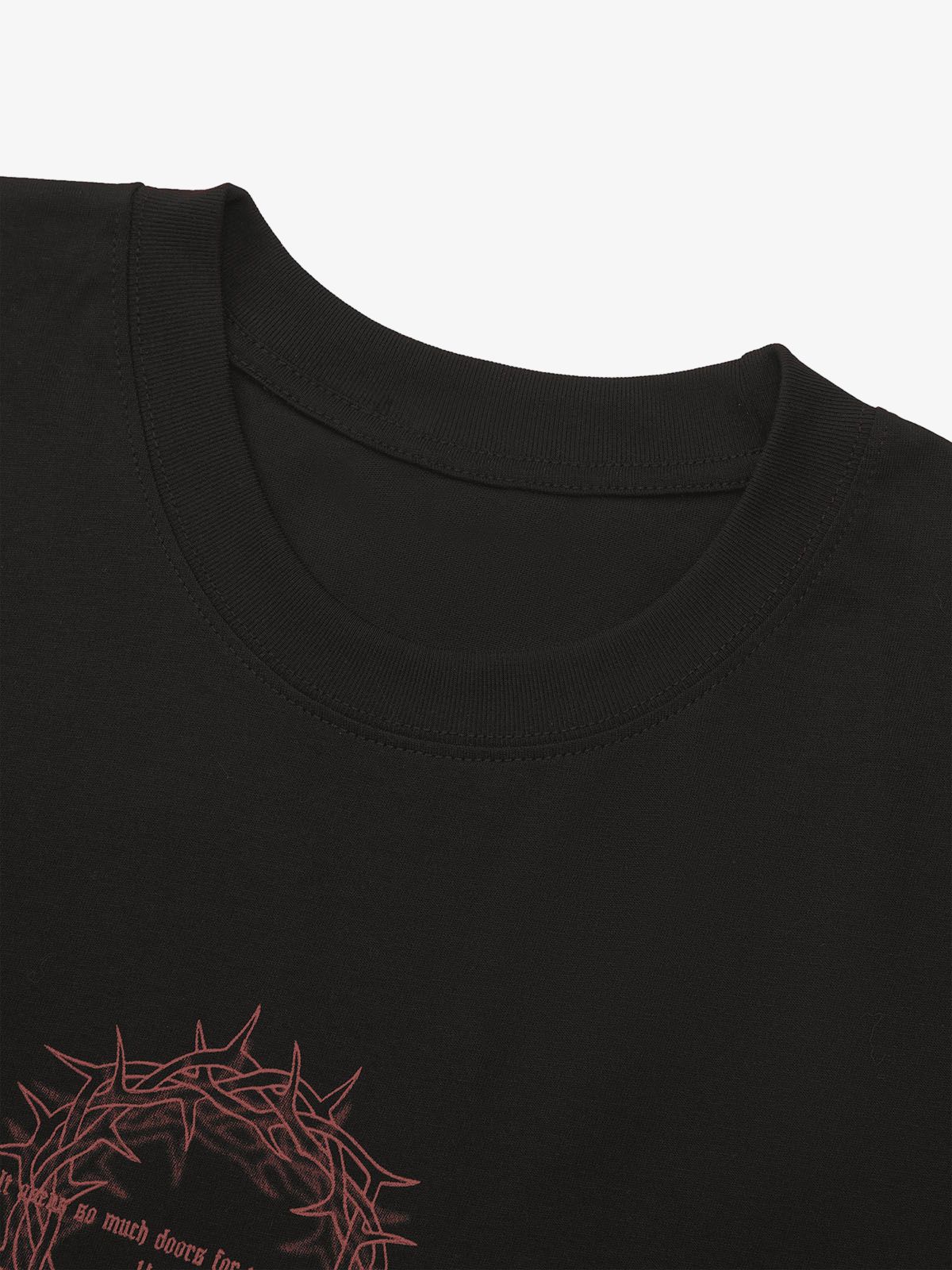 Thesupermade Thorn Ring Retro Font Street Rap Sleeveless Vest 