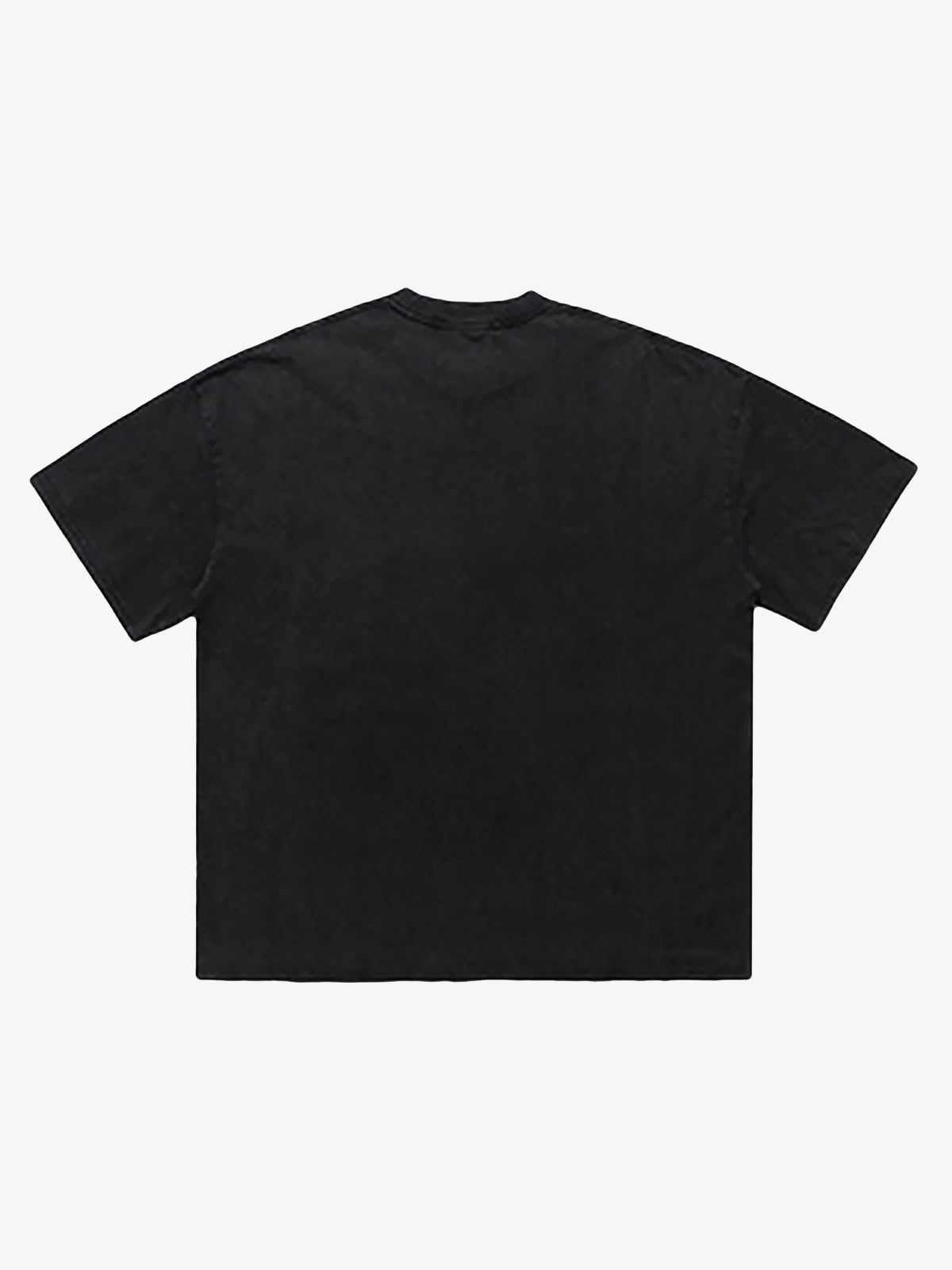 Street Washed Portrait Print T-shirt 