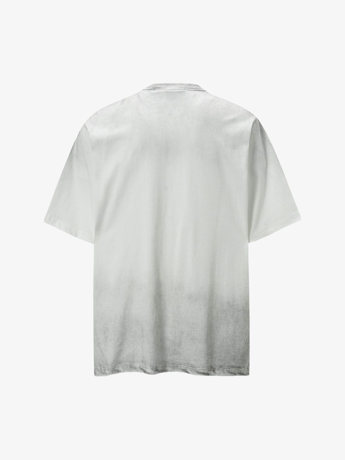 Street Dirty-Dye Distressed Cut Pocket T-shirt 
