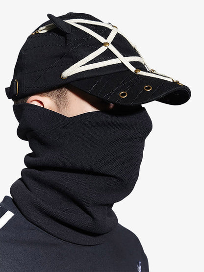 Thesupermade Star Washed Denim Baseball Cap 