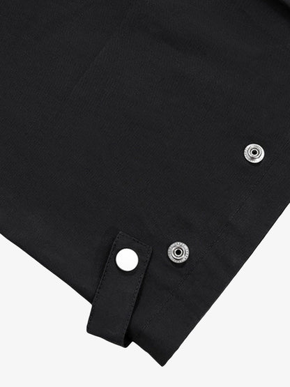 Multi-Pocket Casual Workwear Wide Leg Pants - 1643 