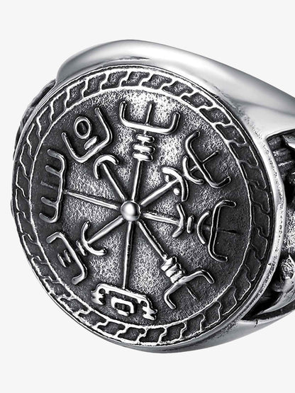 Engraved Stainless Steel Ring 