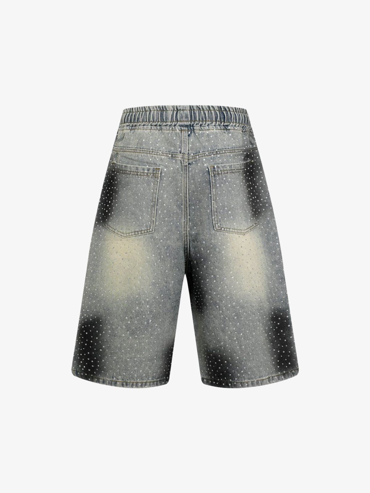 Heavy Diamond Drawstring Denim Jorts 