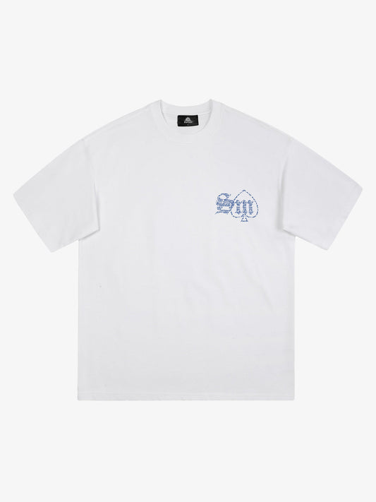 Thesupermade Valentine's Day Graffiti Poker T-shirt - 1946 