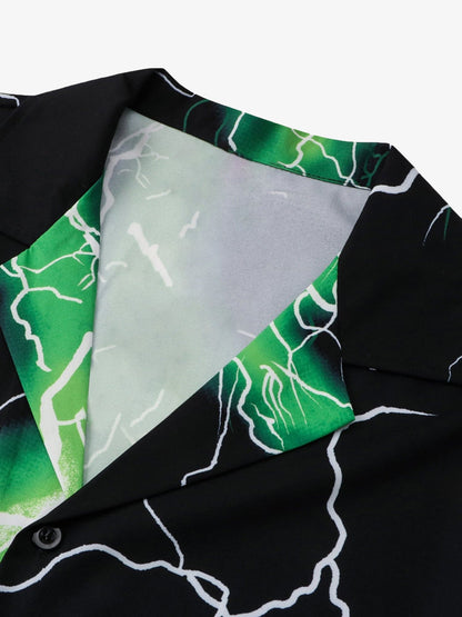 Street Rap Lightning Printed Short Sets 