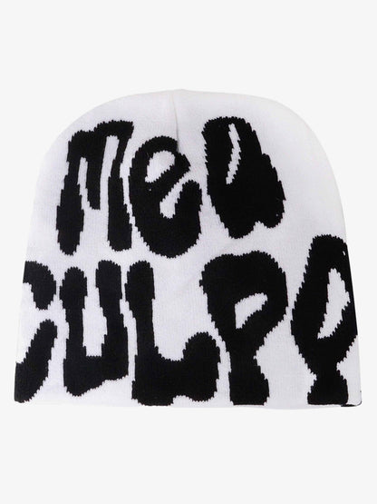 Thesupermade Letter Knitted Hat 