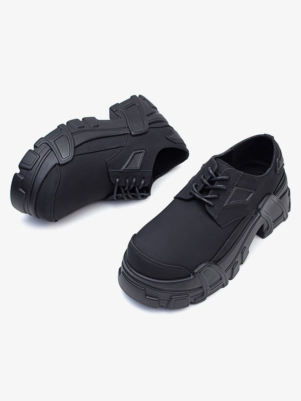All-Black Platform Shoes 