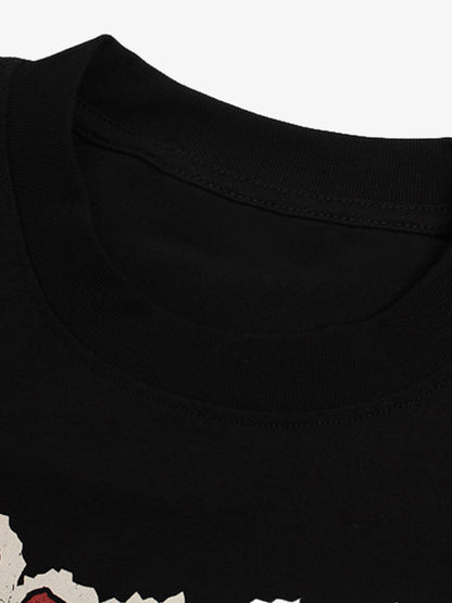 Graphic "BREAK" Print T-Shirt 