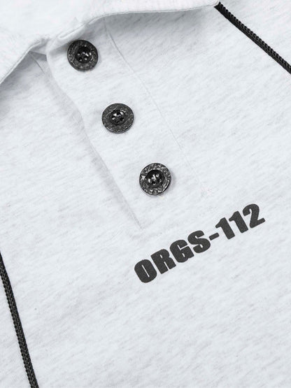 Street Contrast Panel Polo Shirt 