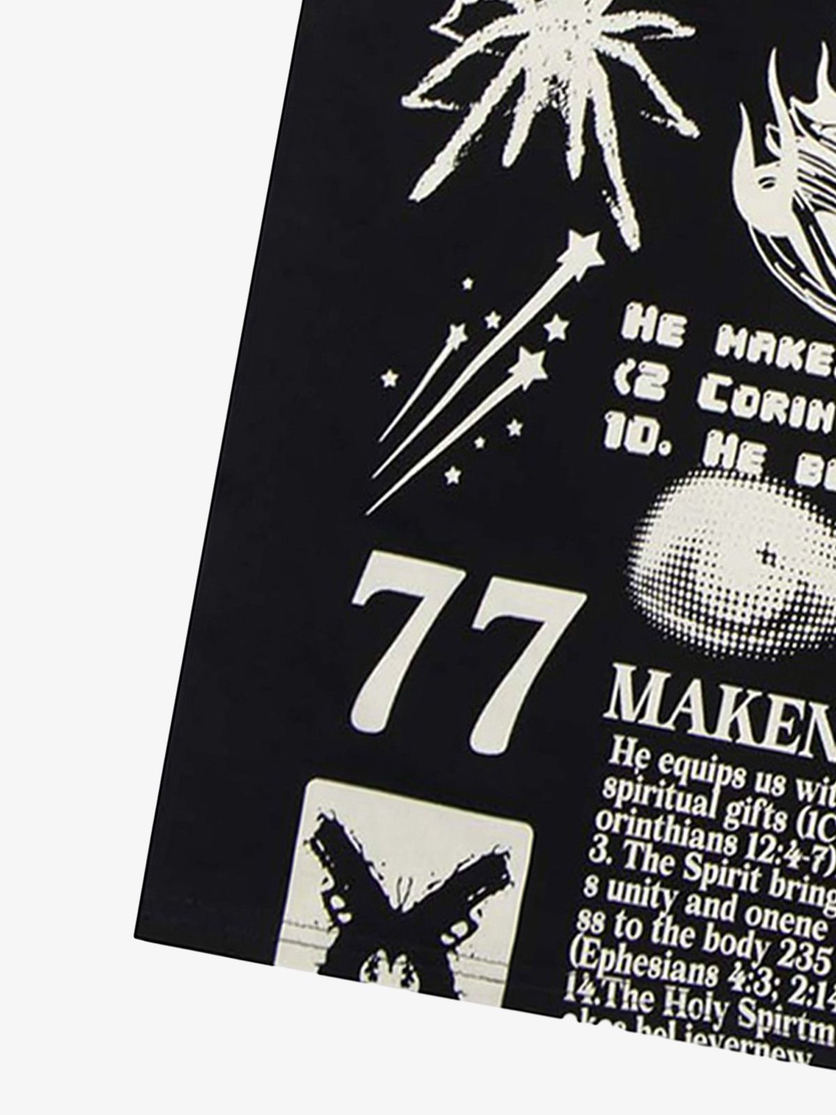 Thesupermade High Street Letter Print T-shirt 