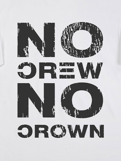 Originl No Crew No Crown Graphic T-Shirt 