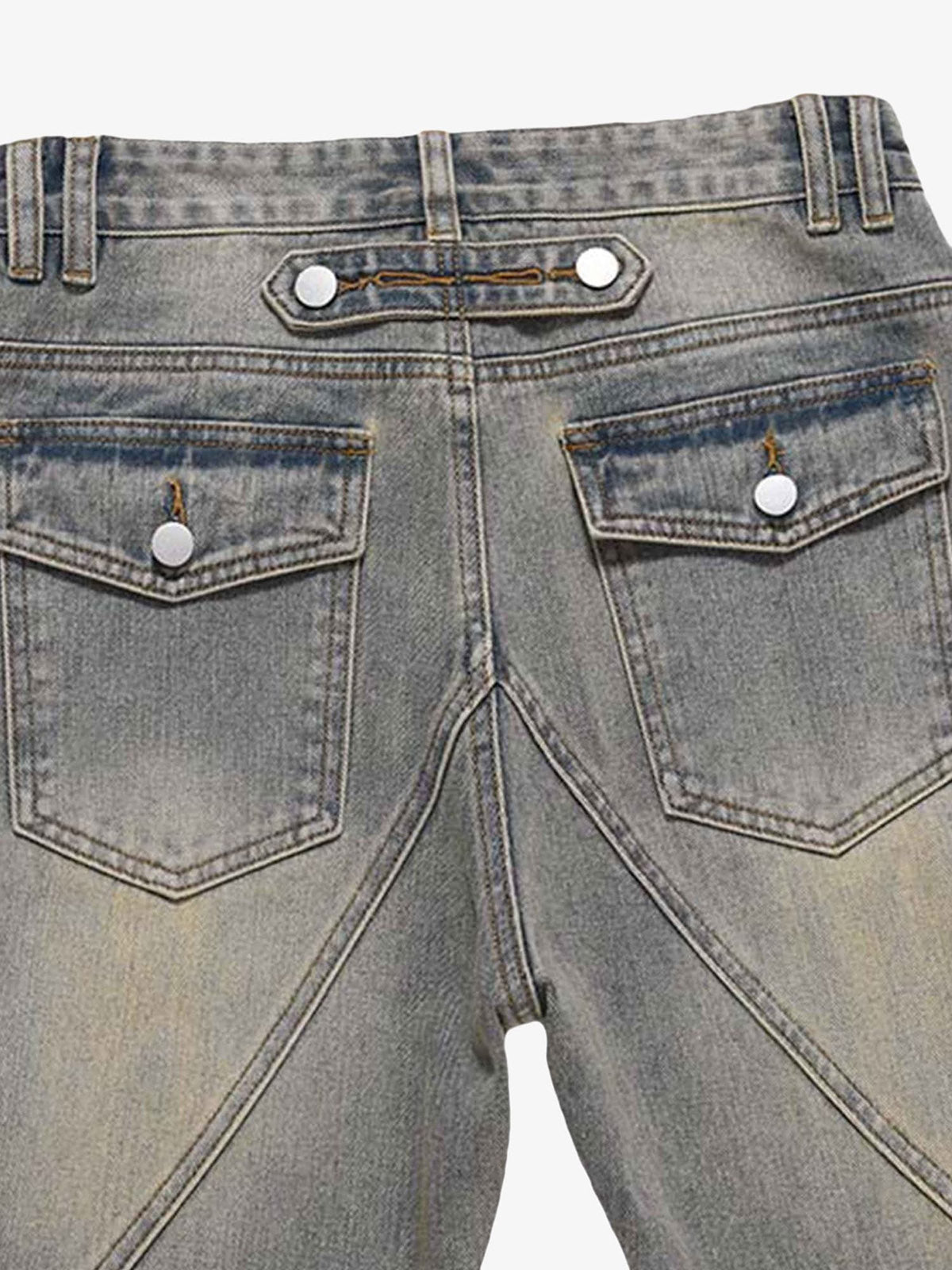 Thesupermade Patchwork Stressed Jeans 