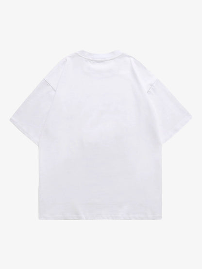 Thesupermade Dark Silhouette Print T-shirt 
