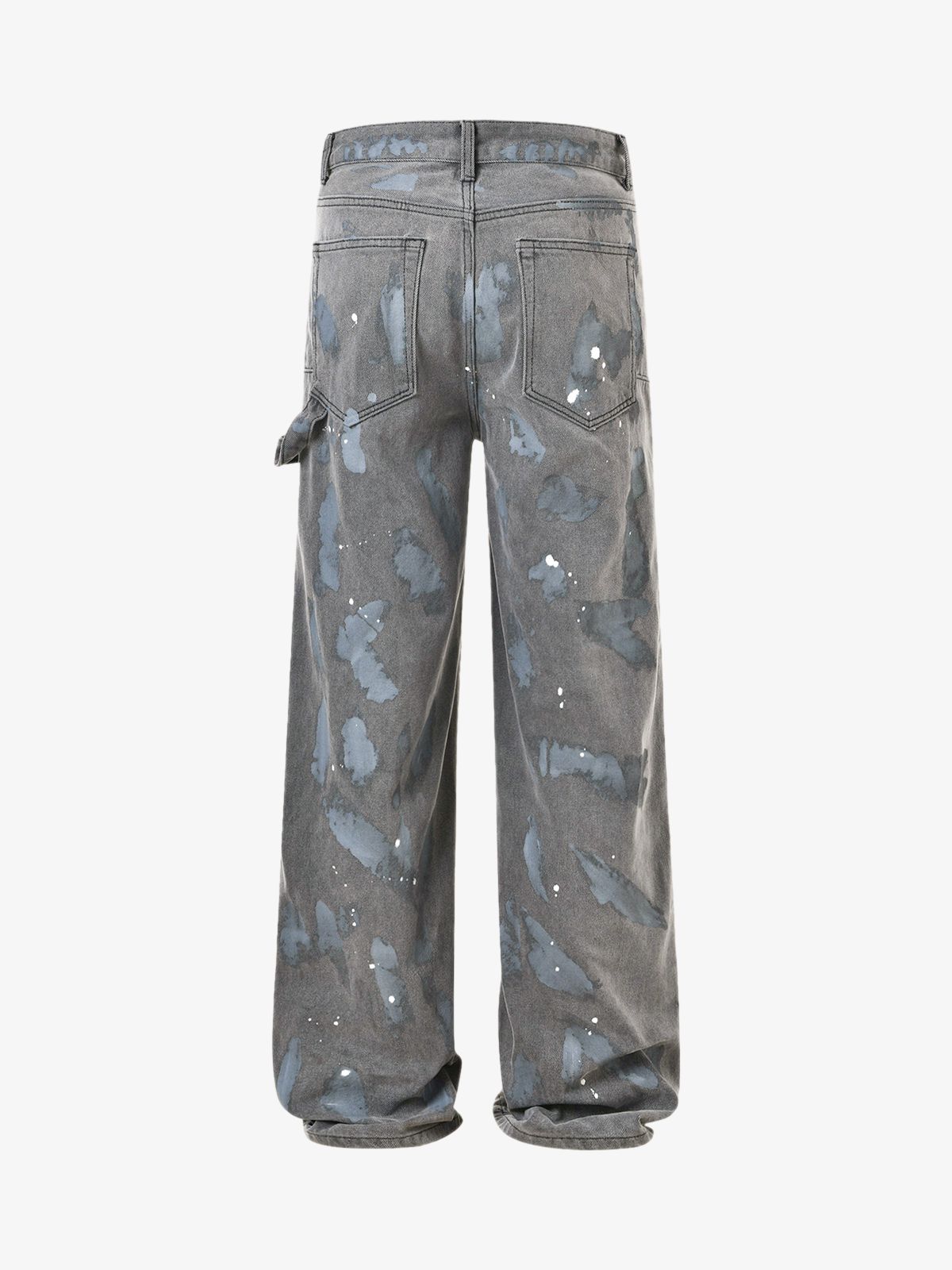 Thesupermade High Street Hip Hop Distressed Washed Jeans 