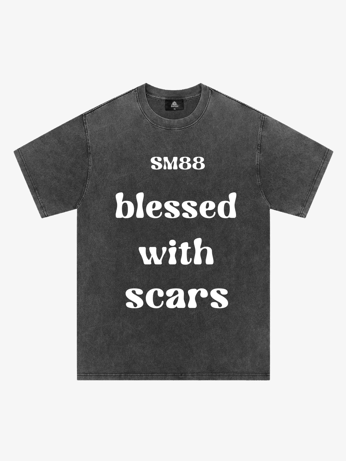 Original "Blessed With Scars" Slogan T-Shirt 