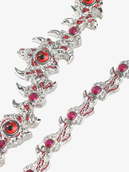 Red Eyes Copper Necklace 