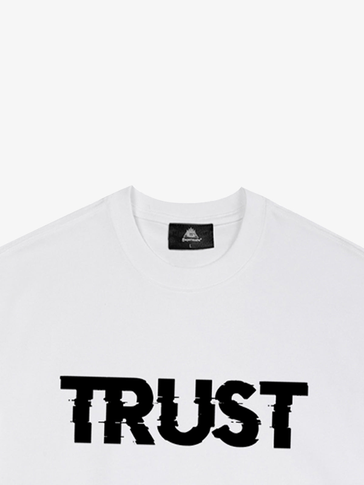 Original ”Trust is a Bullet“ Graphic Slogan T-Shirt 