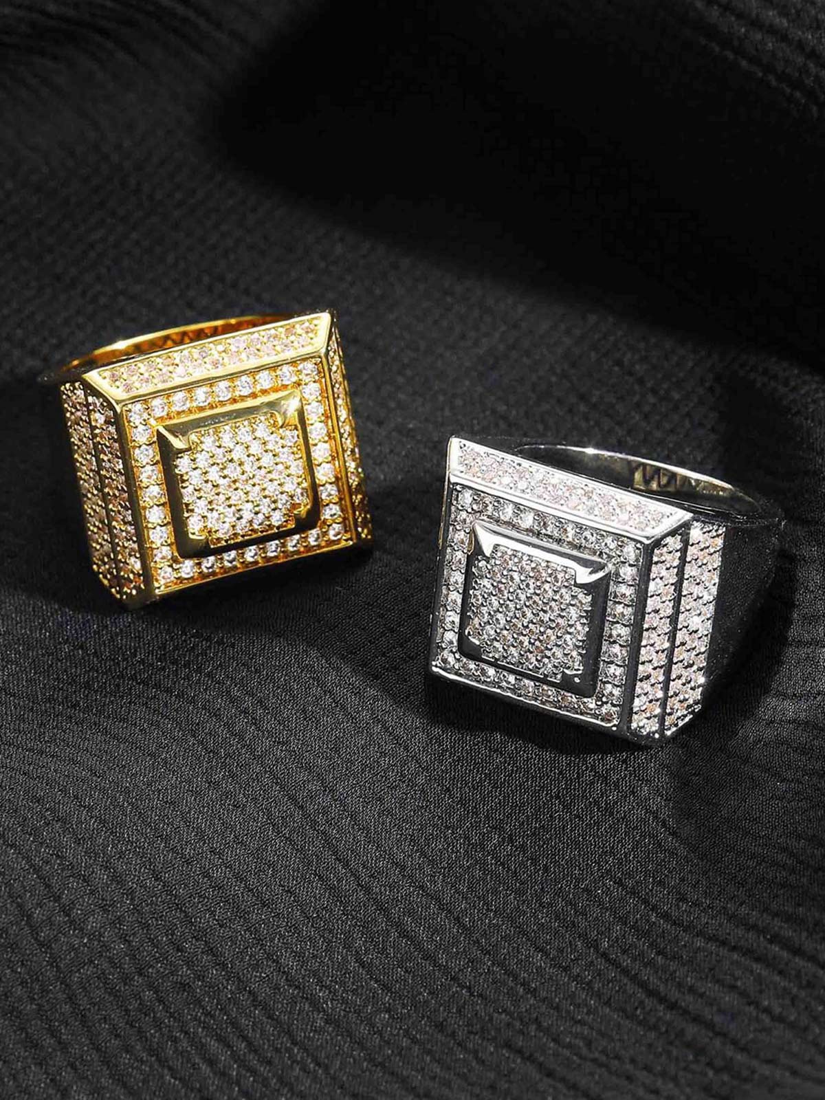 Thesupermade Hip Hop Zirconia Ring 