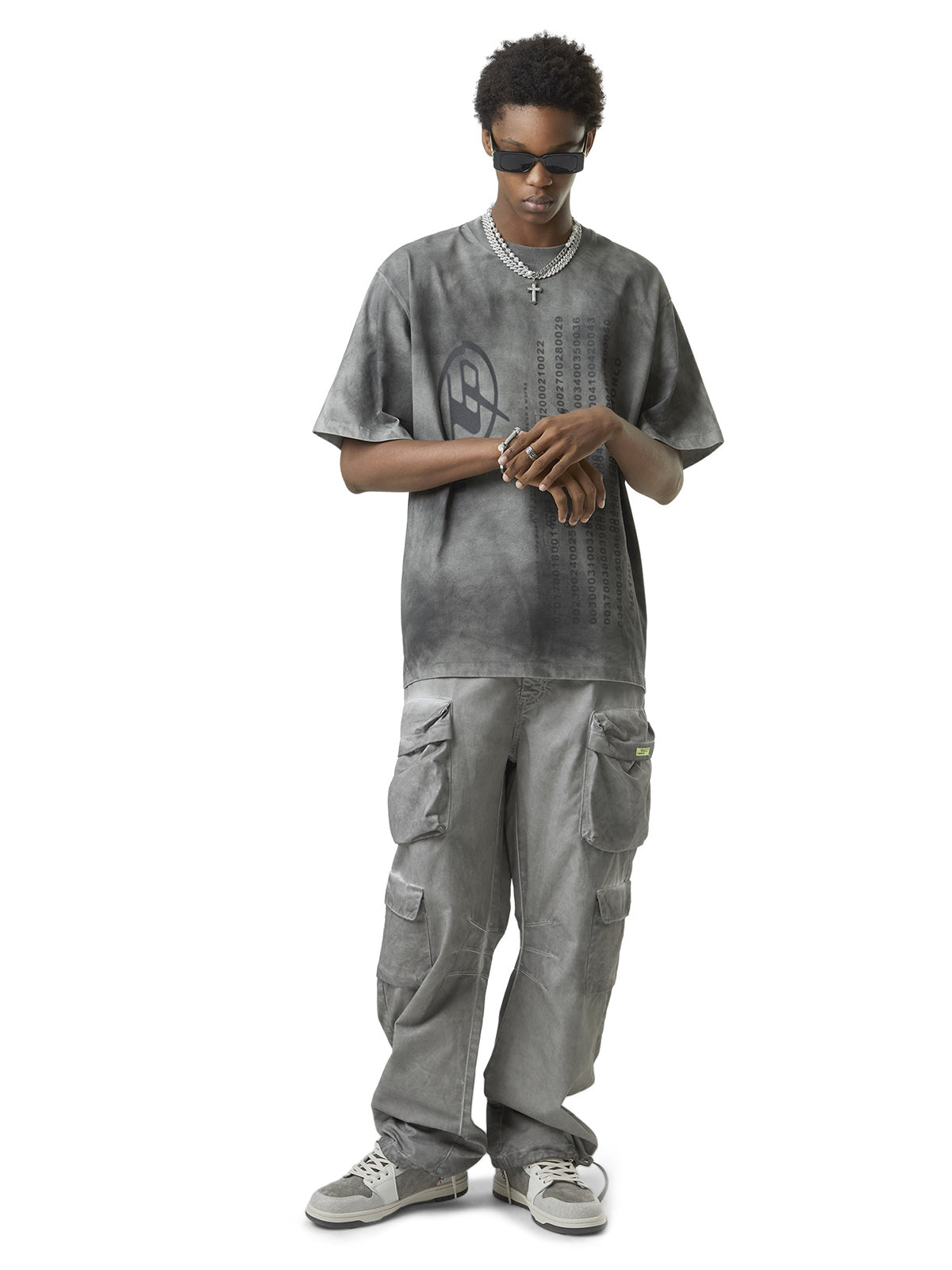 Thesupermade Vintage Wasteland Style Multi Pocket Work Pants