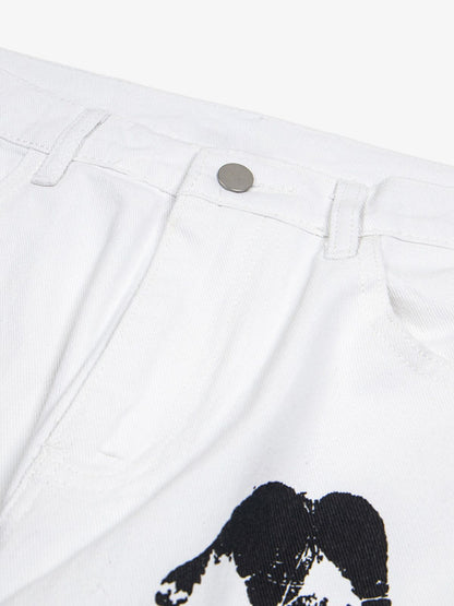 Palm Print Cleanfit Casual Pants 