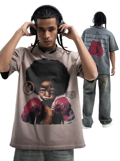 Boxing Boy Graphic T-Shirt 