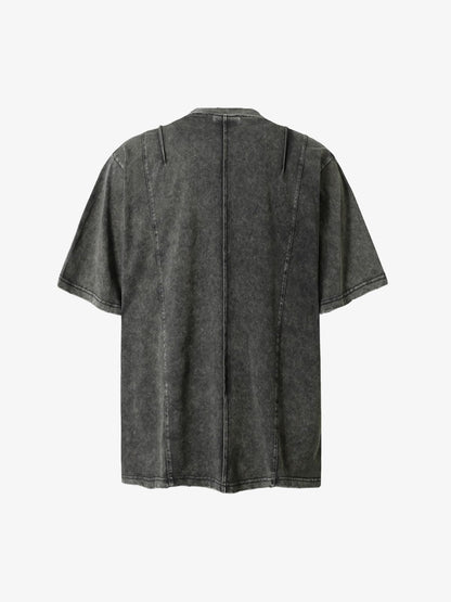 Vintage Washed Multi-Pocket T-Shirt 
