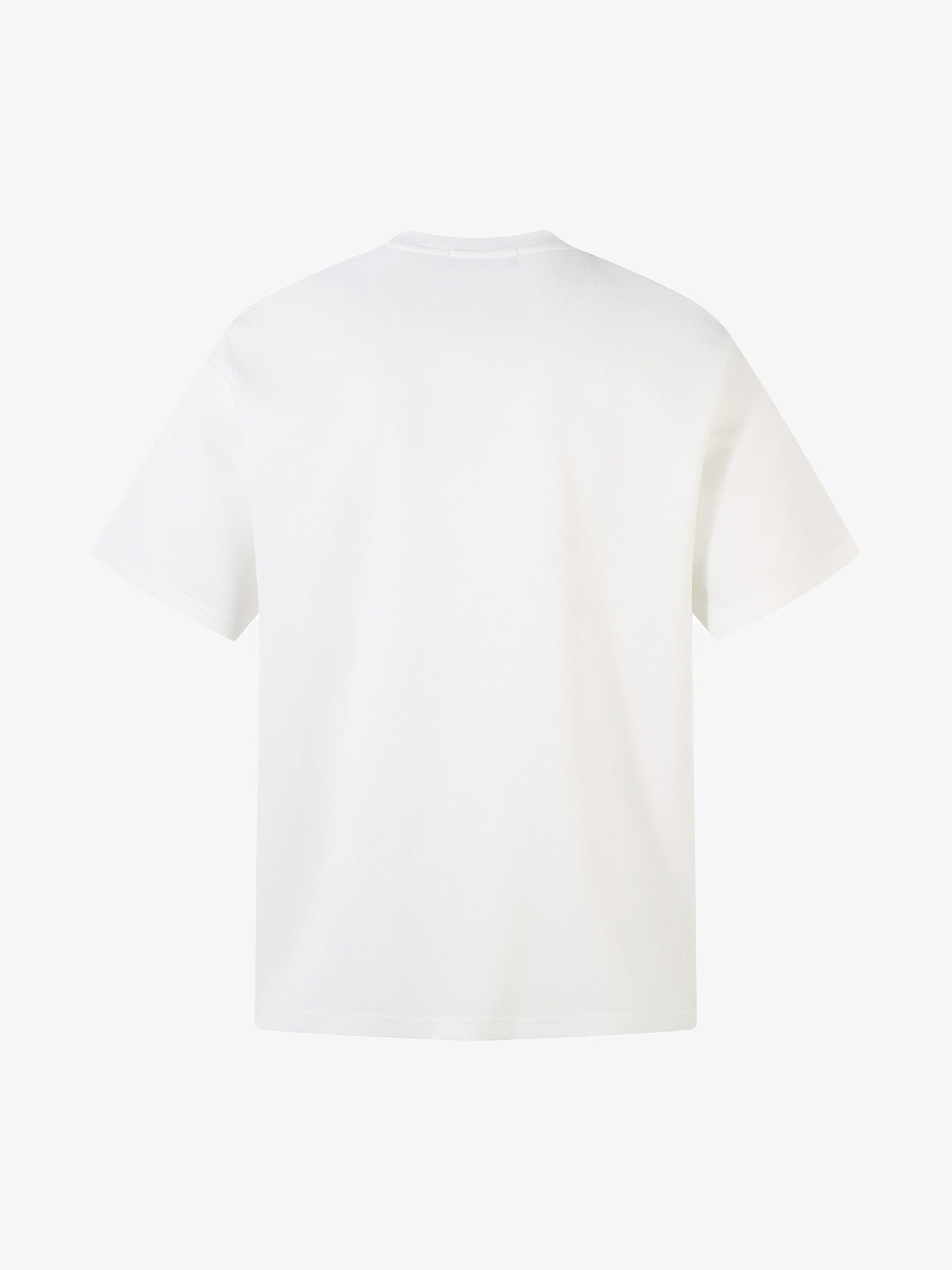 Retro Quarter Zip Up Suede Embroidered T-shirt 