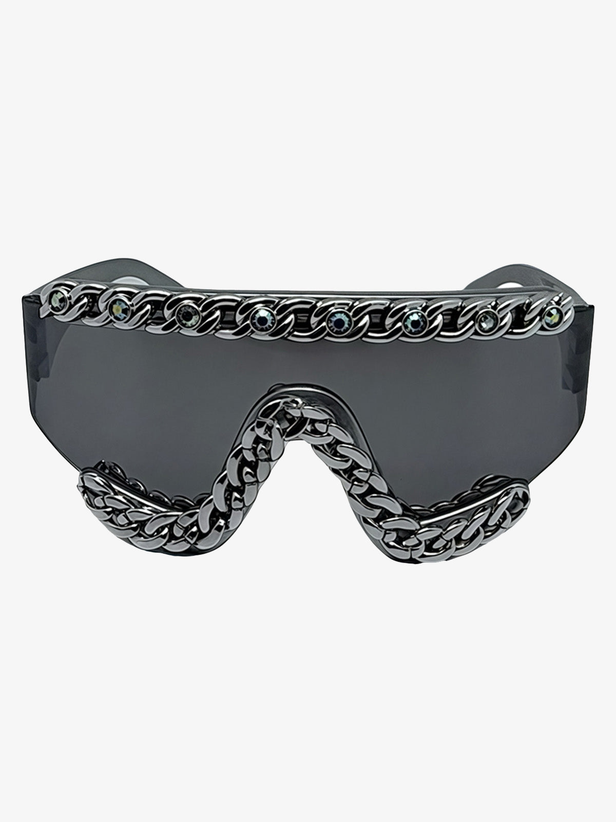 Chain-Embellished Sunglasses 